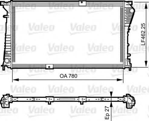 734931 VALEO Chłodnica silnika