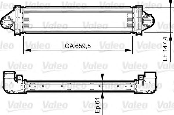 Chłodnica intercoolera Ford 6G919L440GB cena, od 112,89 USD