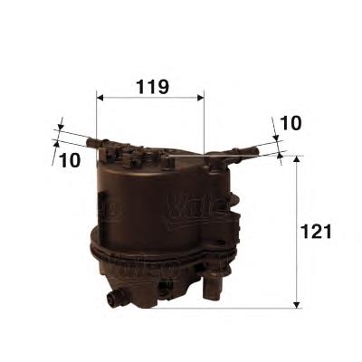 Filtr paliwa VALEO 587501