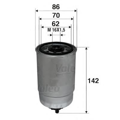Do koszyka 587725 VALEO Filtr paliwa