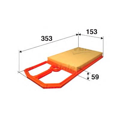 FA2329 Bremsi Filtr powietrza