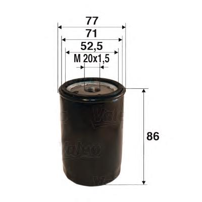 586002 VALEO Filtr oleju