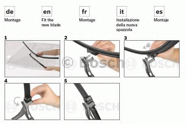 3397006824 Bosch Pióro wycieraczki szyby przedniej pasażera