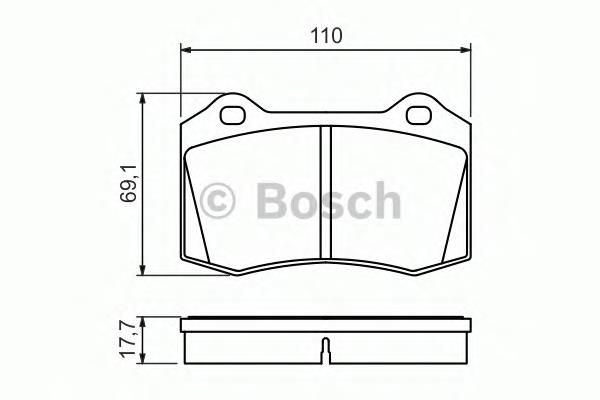 1329156 Ford Klocki hamulcowe przednie tarczowe