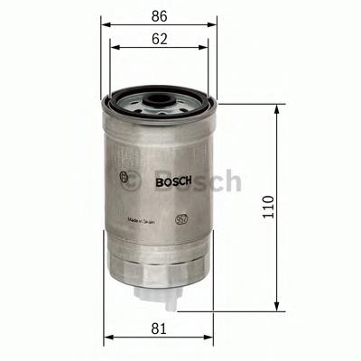 Filtr paliwa F026402011 Bosch