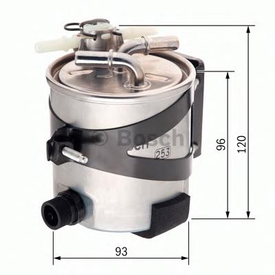 Filtr paliwa F026402016 Bosch