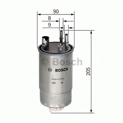 Filtr paliwa F026402054 Bosch