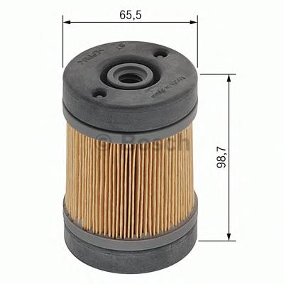 Filtr cząstek stałych układu wydechowego 42555073 Iveco