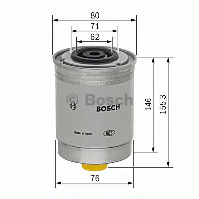 Filtr paliwa 1457434447 Bosch