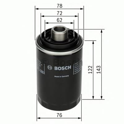 Filtr oleju F026407080 Bosch