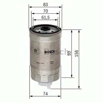 Filtr paliwa 1457434106 Bosch