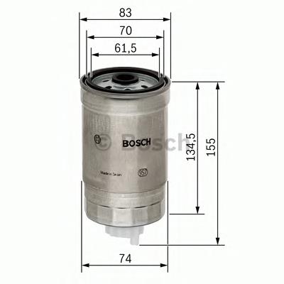 Filtr paliwa 1457434105 Bosch