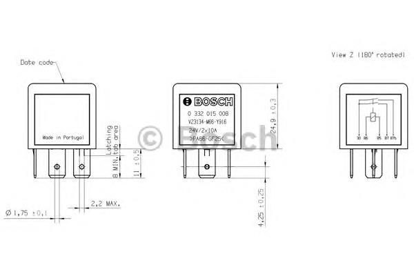 Przekaźnik kierunkowskazów Mercedes A0035459605 cena, od 6,92 USD