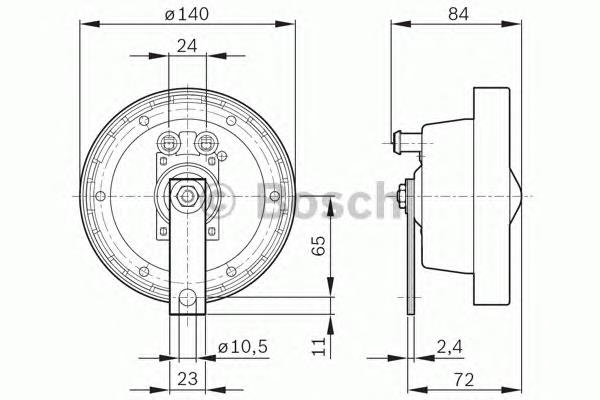 Do koszyka Sygnał dźwiękowy (klakson) Volkswagen LT 28-46 II 2DA, 2DD, 2DH