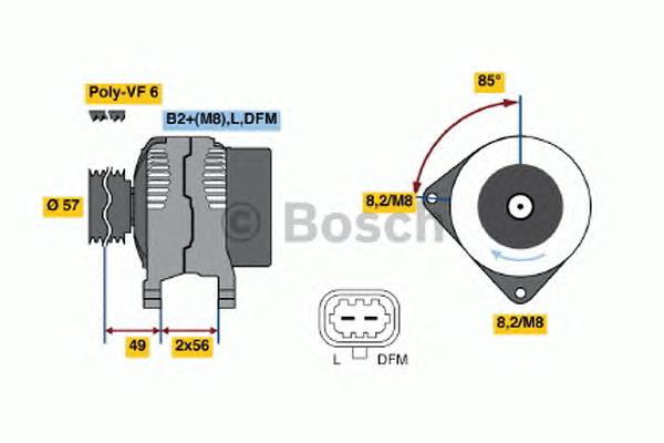 1203243 Opel alternator