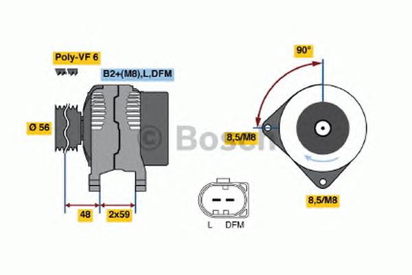 Alternator Mitsubishi Lancer X SPORTBACK (CX_A)