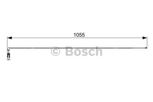 1987473001 Bosch czujnik zużycia klocków hamulcowych tylny