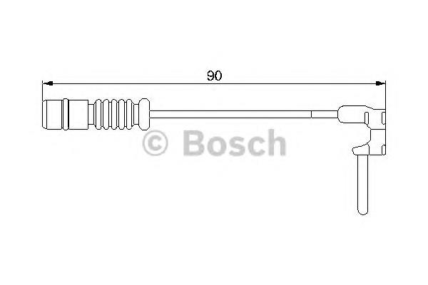 1987474901 Bosch czujnik zużycia klocków hamulcowych przedni