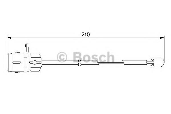 1987474938 Bosch czujnik zużycia klocków hamulcowych przedni