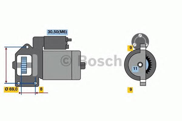 0001148009 Bosch rozrusznik