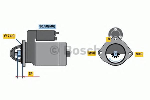 12417798035 BMW rozrusznik