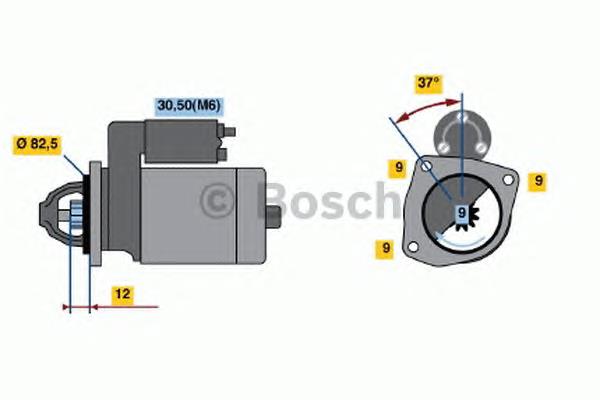 Rozrusznik 1986S00699 Bosch