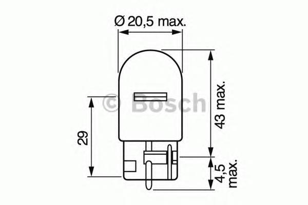 Do koszyka 1987302251 Bosch Żarówka