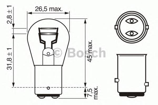 1 987 302 282 Bosch żarówka