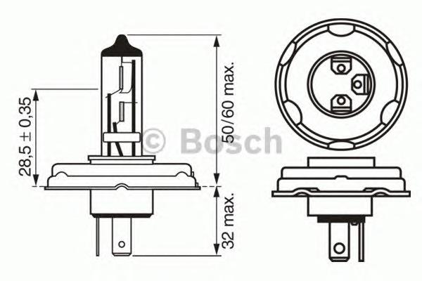 1 987 302 021 Bosch żarówka halogenowa