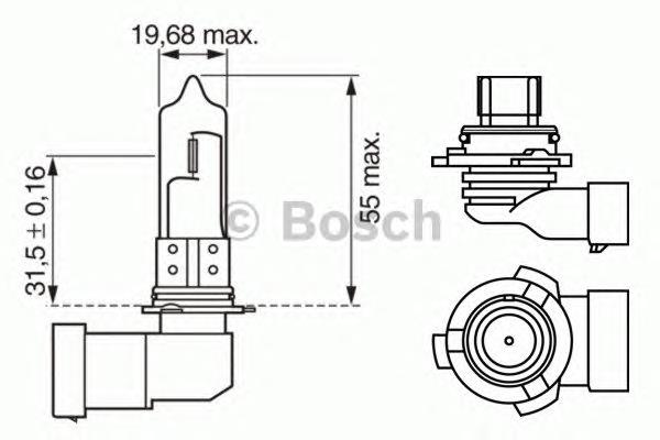 1987302153 Bosch żarówka halogenowa