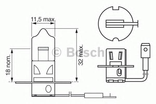 1987302031 Bosch żarówka halogenowa