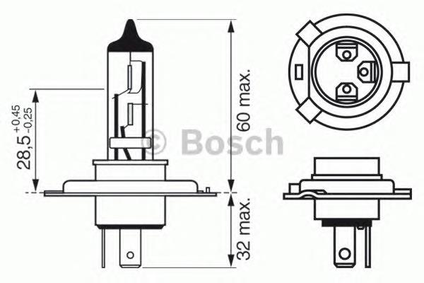 1987302442 Bosch żarówka halogenowa