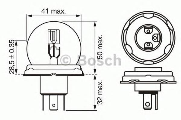 1 987 302 023 Bosch żarówka halogenowa