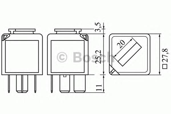 Przekaźnik sterownika wycieraczek do Volkswagen Touareg I 7LA, 7L6, 7L7