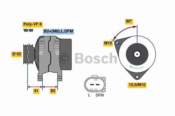 Alternator Porsche 99760301206 cena, od 187,23 USD