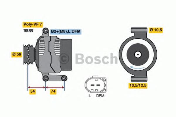 2097255 Ford Alternator