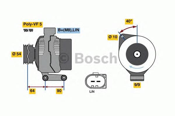 Do koszyka 31285627 Volvo Alternator