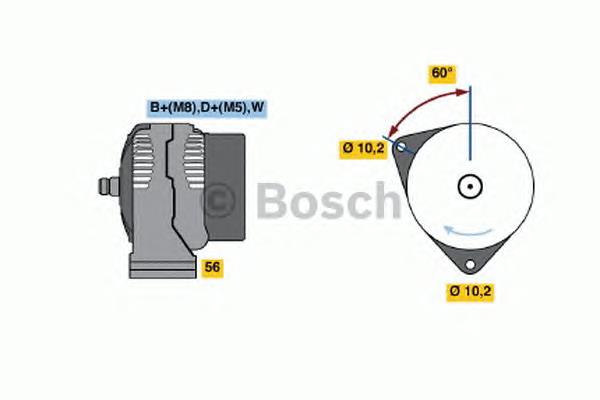 Do koszyka 0123320045 Mercedes Alternator