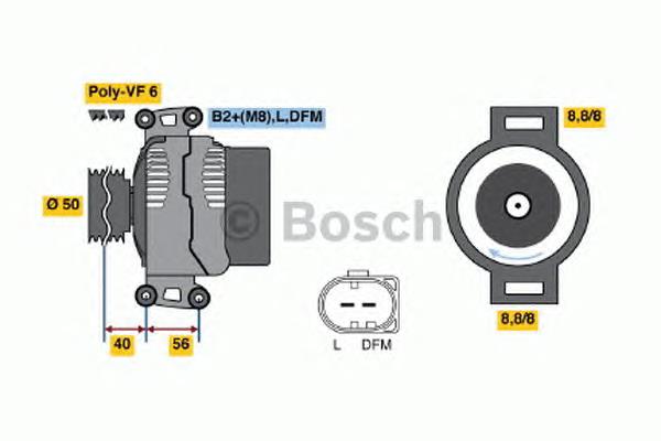 111549802 Mercedes alternator