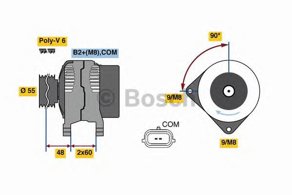 Alternator Renault (RVI) 7711368458