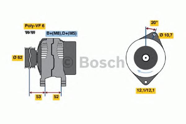 Alternator 71773261 Fiat/Alfa/Lancia