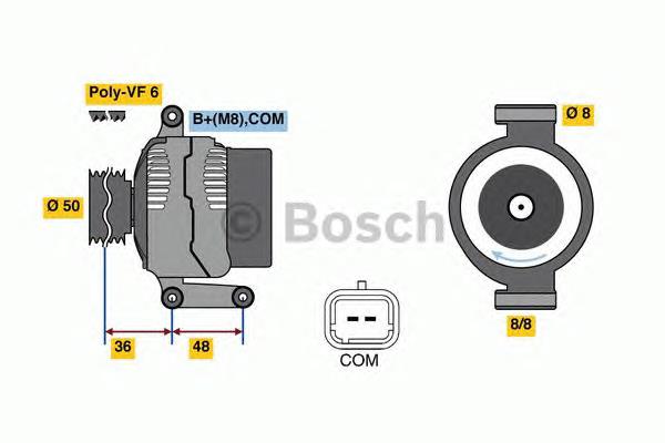 Alternator BMW 0121615027 cena, od 158,34 USD