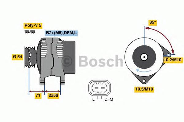 6204271 Opel Alternator