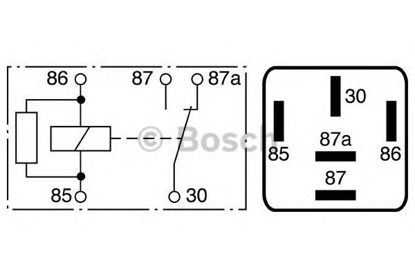 Elektryczne przekaźnik wielofunkcyjne 0009827823 Mercedes