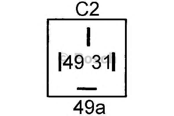 Przekaźnik kierunkowskazów Bosch 0335200041