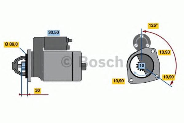 0986021190 Bosch Rozrusznik