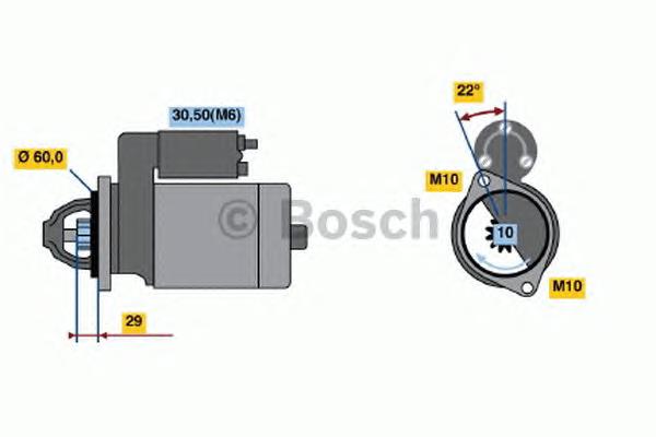 0986021320 Bosch Rozrusznik