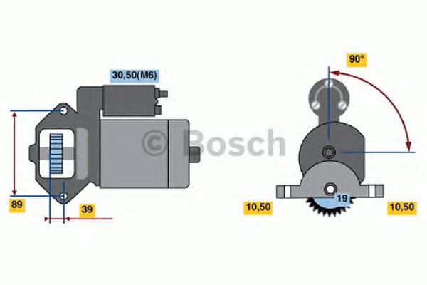 0986021351 Bosch Rozrusznik