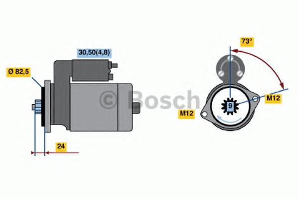 Rozrusznik VAG 0986021630