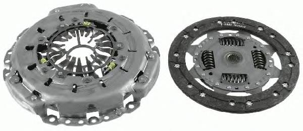 2S617540EB Ford Zestaw sprzęgła (3 części)